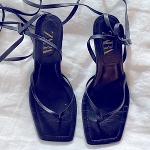 Zara Lace-up Heel